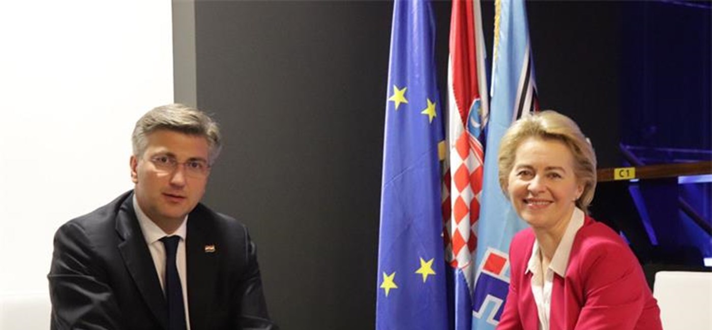 Plenković i von der Leyen o višegodišnjem financijskom okviru i hrvatskim ambicijama za Schengen i eurozonu